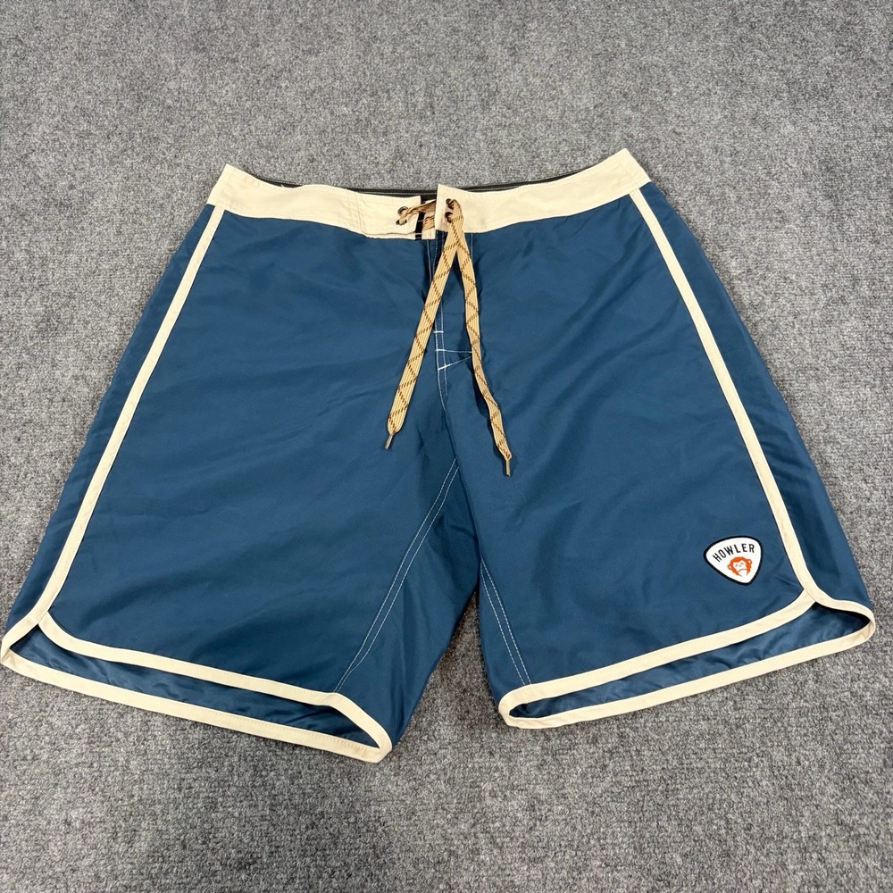 Howler Bros Bruja Board Shorts Mens 34 Blue Hybrid Swim Outdoors Huckberry